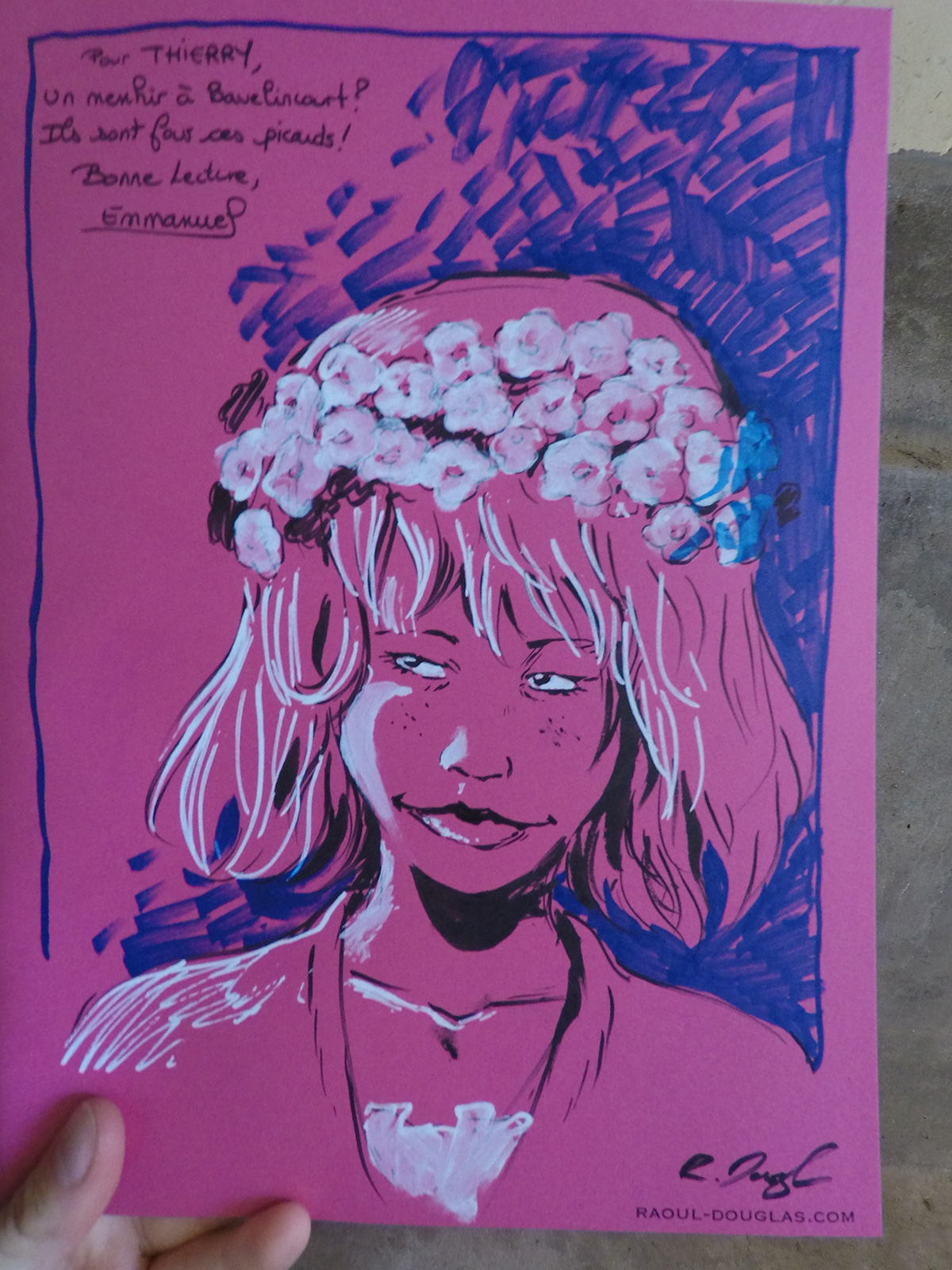 raoul douglas raoul_douglas dessin illustration bande dessinée dédicaces