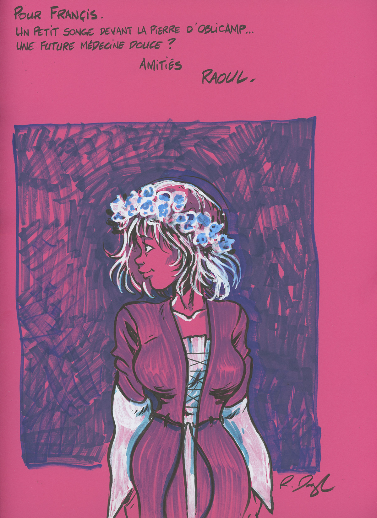 raoul douglas raoul_douglas dessin illustration bande dessinée dédicaces