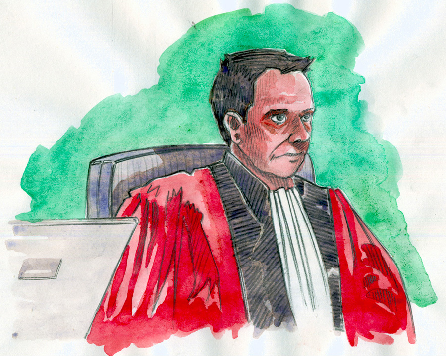 raoul douglas raoul_douglas dessin illustration bande dessinée tribunal portrait justice